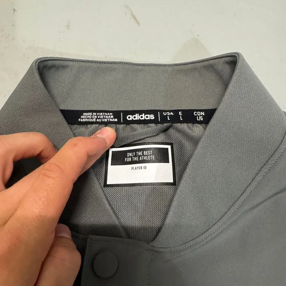 Adidas Men's Grey Jacket
